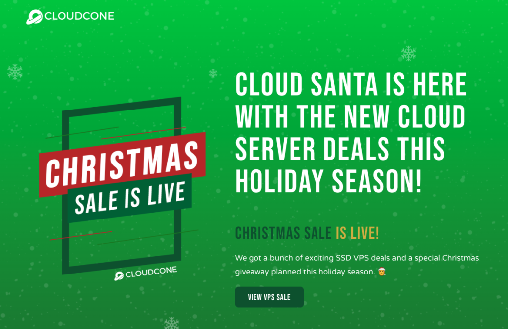 CloudCone圣诞促销:年付$13.59/2核/1GB/24GB SSD/3.5TB@1Gbps,洛杉矶/圣路易斯/雷斯顿机房 CloudCone圣诞促销:年付$13.59/2核/1GB/24GB SSD/3.5TB@1Gbps,洛杉矶/圣路易斯/雷斯顿机房