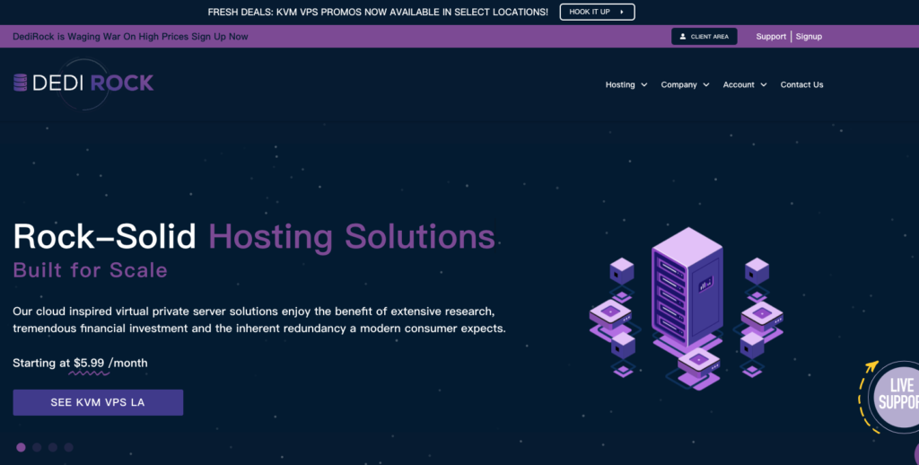 DediRock:纽约&洛杉矶256GB大硬盘VPS年付$11.68,1核/512MB/1TB@1Gbps DediRock:纽约&洛杉矶256GB大硬盘VPS年付$11.68,1核/512MB/1TB@1Gbps